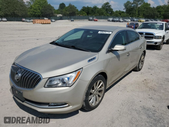 2015 Buick LaCrosse Leather with VIN 1G4GB5G37FF267708, listed as a Copart auction lot 59629774 with 174,327 mi miles and Clean Title. Bid and sale history available at carsss.com. Image 1.