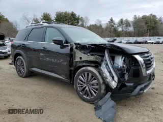 2023 Nissan Pathfinder SL with VIN 5N1DR3CD5PC264746, listed as a Copart auction lot 47818735 with 31,627 mi miles and Salvage title. Bid and sale history available at DreamBid. Image 4.