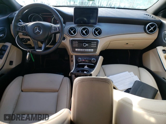 2018 Mercedes-Benz CLA with VIN WDDSJ4EB1JN600852, listed as a Copart auction lot 39541063 with 55,915 mi miles. Bid and sale history available at carsss.com. Image 8.