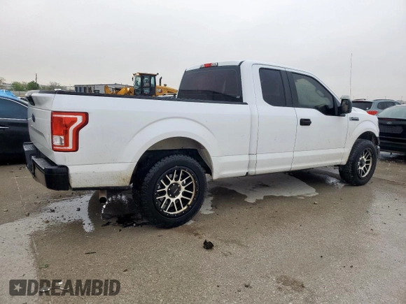 2017 Ford F-150 XL with VIN 1FTEX1C84HKE38481, listed as a Copart auction lot 51749035 with 144,652 mi miles and Clean Title. Bid and sale history available at carsss.com. Image 3.