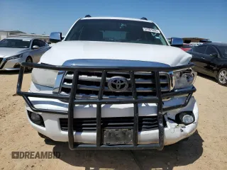 2017 Toyota Sequoia Limited with VIN 5TDKY5G14HS068436, listed as a Copart auction lot 52301095 with 185,489 mi miles and Salvage Title. Bid and sale history available at carsss.com. Image 5.