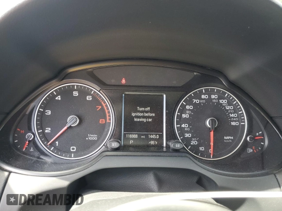 2014 Audi Q5 Premium Plus with VIN WA1LFAFP2EA114549, listed as a Copart auction lot 64859955 with 116,988 mi miles and Clean title. Bid and sale history available at DreamBid. Image 9.