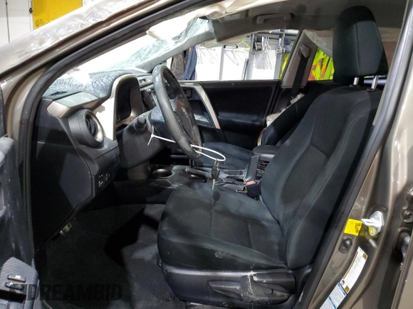 2015 Toyota RAV4 LE with VIN JTMBFREV4FD164921, listed as a Copart auction lot 87045954 with 114,350 mi miles and Salvage Title. Bid and sale history available at DreamBid. Image 7.