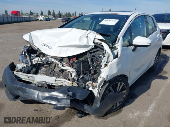 2018 Honda Fit EX-L with VIN 3HGGK5H90JM727180, listed as a IAAI auction lot 41610155 with 180,020 mi miles. Bid and sale history available at carsss.com. Image 21.