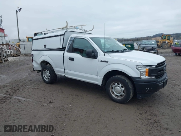 2018 Ford F-150 XL with VIN 1FTMF1CB7JKE51807, listed as a IAAI auction lot 41982761 with 72,170 mi miles. Bid and sale history available at carsss.com. Image 1.
