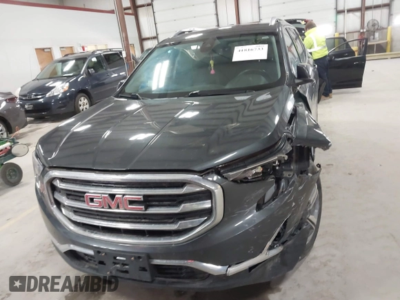 2019 GMC Terrain SLT with VIN 3GKALVEVXKL346483, listed as a IAAI auction lot 41816733 with 93,068 mi miles. Bid and sale history available at carsss.com. Image 12.
