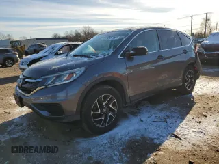 2016 Honda CR-V SE with VIN 5J6RM4H49GL103513, listed as a Copart auction lot 85911354 with 90,434 mi miles and Salvage Title. Bid and sale history available at carsss.com. Image 1.
