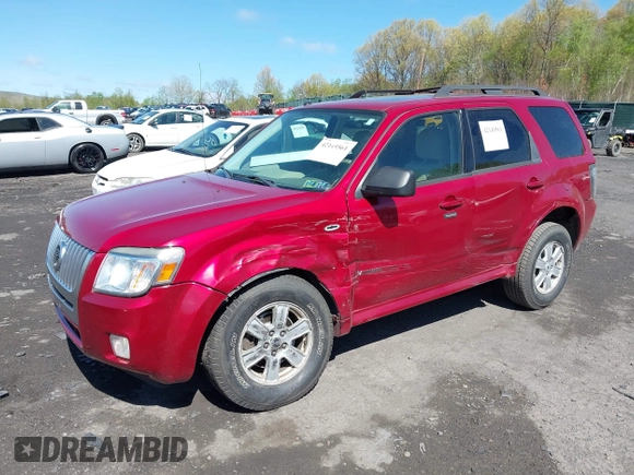 2008 Mercury Mariner with VIN 4M2CU91138KJ47288, listed as a IAAI auction lot 42149561 with 158,460 mi miles and . Bid and sale history available at DreamBid. Image 2.