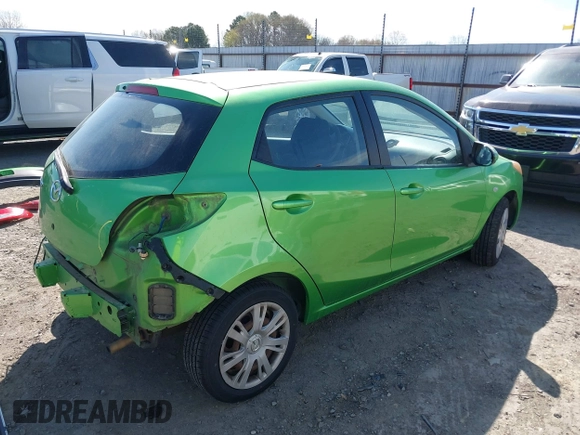 2013 Mazda Mazda2 Sport with VIN JM1DE1KY2D0155604, listed as a IAAI auction lot 41745512 with 150,253 mi miles. Bid and sale history available at carsss.com. Image 4.