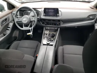 2023 Nissan Rogue S with VIN 5N1BT3AB3PC772658, listed as a Copart auction lot 56395845 with 15,462 mi miles and Salvage title. Bid and sale history available at DreamBid. Image 8.