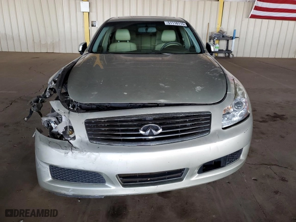 2007 Infiniti G35 Sedan Sport with VIN JNKBV61E37M729831, listed as a Copart auction lot 51118115 with 149,169 mi miles and Salvage Title. Bid and sale history available at carsss.com. Image 5.