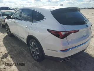 2023 Acura MDX w/Technology Package with VIN 5J8YD9H43PL005822, listed as a Copart auction lot 77380834 with 21,137 mi miles and Non Repairable. Bid and sale history available at carsss.com. Image 2.