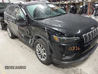 2019 Jeep Cherokee Latitude Plus with VIN 1C4PJMLB7KD193212, listed as a IAAI auction lot 41140326 with 75,360 mi miles. Bid and sale history available at carsss.com. Image 1.
