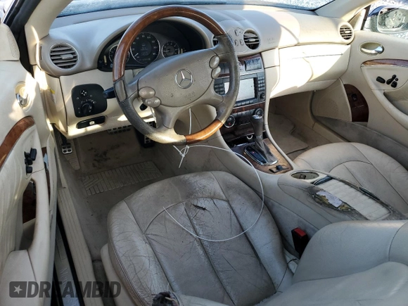 2009 Mercedes-Benz CLK 350 с VIN WDBTK56F79T103667, выставлен на аукционе Copart как лот 58752125 с пробегом 191 399 миль миль и Списание • Salvage title. История ставок и продаж доступна на DreamBid. Изображение 8.