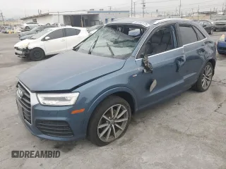 2018 Audi Q3 Premium Plus with VIN WA1HCCFS2JR007320, listed as a Copart auction lot 50150175 with 70,096 mi miles and Salvage Title. Bid and sale history available at carsss.com. Image 1.