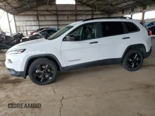 2017 Jeep Cherokee Sport with VIN 1C4PJMAS7HW556107, listed as a Copart auction lot 47993435 with 103,426 mi miles and Salvage Title. Bid and sale history available at DreamBid. Image 1.