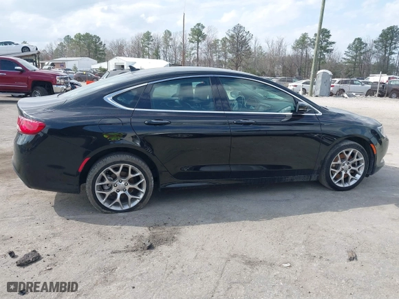 2015 Chrysler 200 C with VIN 1C3CCCEG2FN610445, listed as a IAAI auction lot 41759325 with 143,620 mi miles. Bid and sale history available at carsss.com. Image 13.
