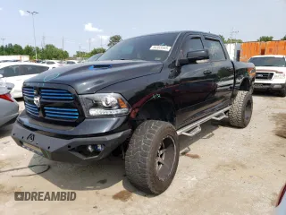 2013 Ram 1500 Sport с VIN 1C6RR7MT0DS722905, выставлен на аукционе Copart как лот 56303593 с пробегом 206 262 миль миль и Списание • Salvage title. История ставок и продаж доступна на DreamBid. Изображение 1.