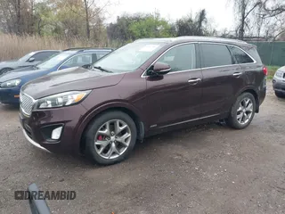 2016 Kia Sorento SX with VIN 5XYPKDA53GG082191, listed as a IAAI auction lot 41987706 with 141,397 mi miles. Bid and sale history available at carsss.com. Image 2.