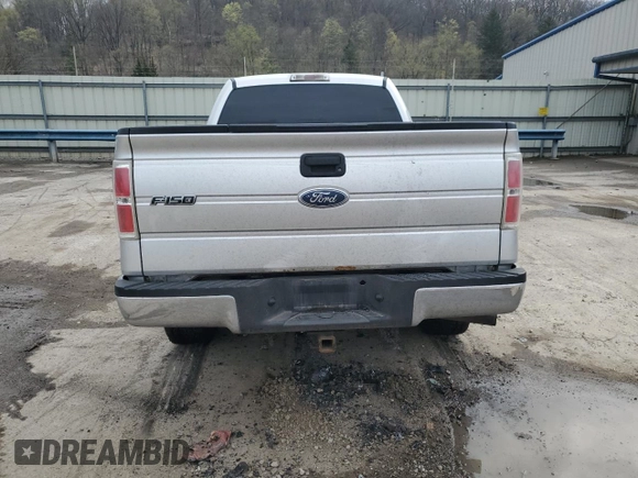 2011 Ford F-150 XL with VIN 1FTFX1ET8BFD05695, listed as a Copart auction lot 53955265 with 0 mi miles and Salvage Title. Bid and sale history available at carsss.com. Image 6.