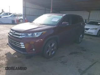 2019 Toyota Highlander Limited with VIN 5TDDZRFH5KS948600, listed as a IAAI auction lot 41848512 with 73,764 mi miles and . Bid and sale history available at DreamBid. Image 17.