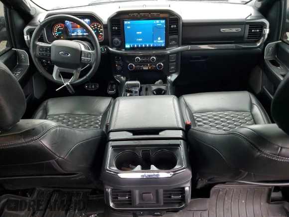 2022 Ford F-150 XL with VIN 1FTFW1E55NKD11289, listed as a Copart auction lot 61900705 with 38,500 mi miles and Salvage title. Bid and sale history available at DreamBid. Image 8.