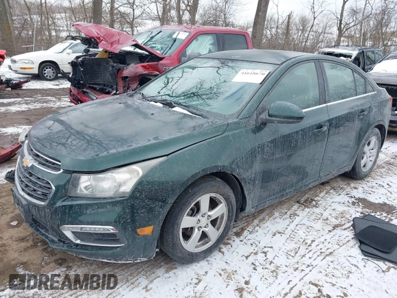 2015 Chevrolet Cruze LT with VIN 1G1PC5SB5F7217036, listed as a IAAI auction lot 41618670 with 141,615 mi miles and . Bid and sale history available at DreamBid. Image 17.