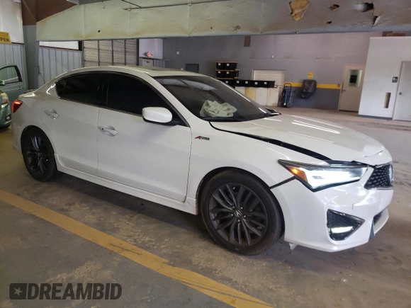 2019 Acura ILX Premium with VIN 19UDE2F8XKA008391, listed as a Copart auction lot 63938363 with 93,870 mi miles and . Bid and sale history available at DreamBid. Image 4.