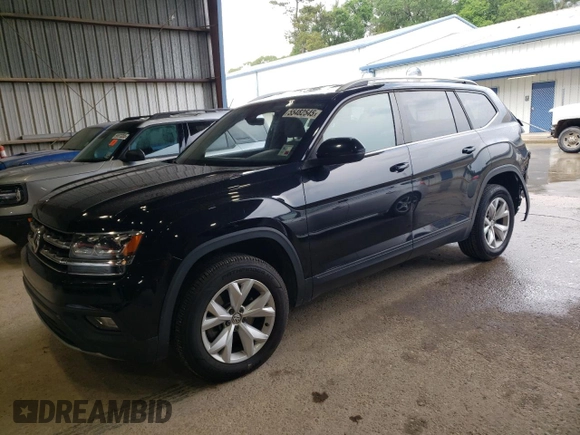2018 Volkswagen Atlas SE z VIN 1V2DR2CA6JC544525, wystawiony jako Copart lot #55482545 z przebiegiem 131 950 mil mil oraz Szkoda całkowita • Salvage title. Historia ofert i sprzedaży dostępna na DreamBid. Obrazek 1.