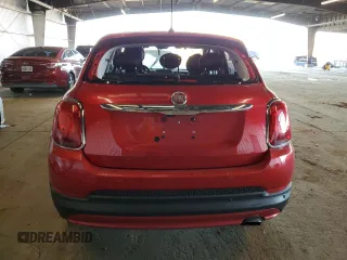 2016 FIAT 500X Lounge with VIN ZFBCFXDTXGP388321, listed as a Copart auction lot 82847124 with 57,545 mi miles and Salvage Title. Bid and sale history available at carsss.com. Image 6.