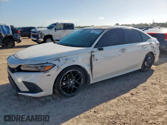 2023 Honda Civic Sport with VIN 2HGFE2F57PH511027, listed as a Copart auction lot 62703695 with 33,899 mi miles and Salvage title. Bid and sale history available at DreamBid. Image 1.