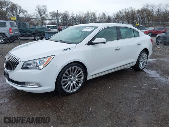 2014 Buick LaCrosse Premium II with VIN 1G4GF5G39EF305460, listed as a IAAI auction lot 41951229 with 127,188 mi miles and . Bid and sale history available at DreamBid. Image 17.