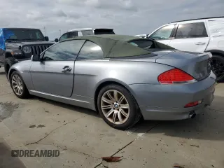 2007 BMW 6 Series 650i with VIN WBAEK135X7CN83938, listed as a Copart auction lot 74963784 with 0 mi miles and Non Repairable. Bid and sale history available at carsss.com. Image 2.