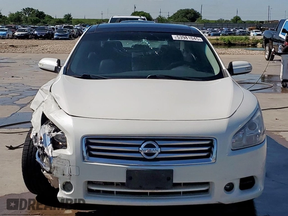 2013 Nissan Maxima SV with VIN 1N4AA5AP7DC804624, listed as a Copart auction lot 53981045 with 178,299 mi miles and Salvage title. Bid and sale history available at DreamBid. Image 5.