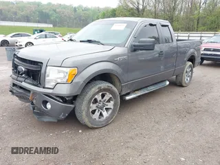 2013 Ford F-150 XL with VIN 1FTFX1EF8DKE38140, listed as a IAAI auction lot 41996035 with 161,332 mi miles. Bid and sale history available at carsss.com. Image 2.