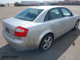 2005 Audi A4 3.0L with VIN WAULT68E45A075242, listed as a IAAI auction lot 41749688 with 118,138 mi miles. Bid and sale history available at carsss.com. Image 4.