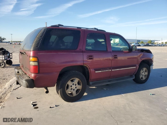 2005 Chevrolet Tahoe LT with VIN 1GNEC13T95R206419, listed as a Copart auction lot 49773855 with 197,603 mi miles and Salvage Title. Bid and sale history available at carsss.com. Image 3.