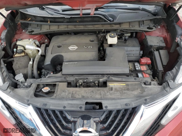 2015 Nissan Murano SV with VIN 5N1AZ2MG5FN227754, listed as a Copart auction lot 84323294 with 77,348 mi miles and Salvage Title. Bid and sale history available at carsss.com. Image 12.
