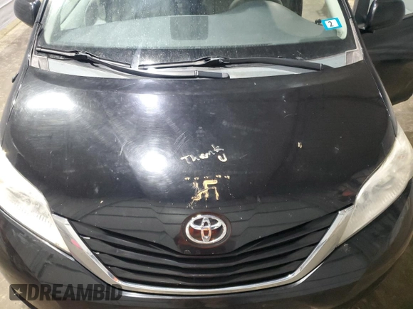 2013 Toyota Sienna LE AAS with VIN 5TDKK3DC9DS352361, listed as a Copart auction lot 48221255 with 193,980 mi miles and Salvage Title. Bid and sale history available at DreamBid. Image 12.