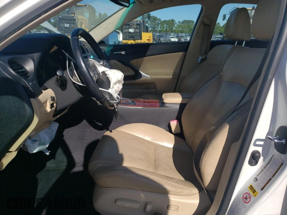 2008 Lexus IS 250 z VIN JTHBK262985081455, wystawiony jako Copart lot #57862925 z przebiegiem 214 639 mil mil oraz Szkoda całkowita • Salvage title. Historia ofert i sprzedaży dostępna na DreamBid. Obrazek 7.