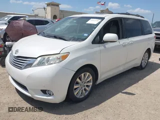2011 Toyota Sienna XLE AAS with VIN 5TDYK3DC5BS037533, listed as a IAAI auction lot 42519756 with 235,000 mi miles and . Bid and sale history available at DreamBid. Image 2.