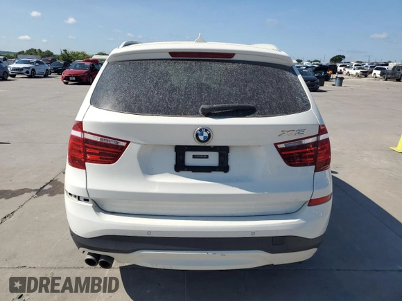 2017 BMW X3 sDrive28i with VIN 5UXWZ7C3XH0V89308, listed as a Copart auction lot 58942124 with 74,469 mi miles and Clean Title. Bid and sale history available at carsss.com. Image 6.