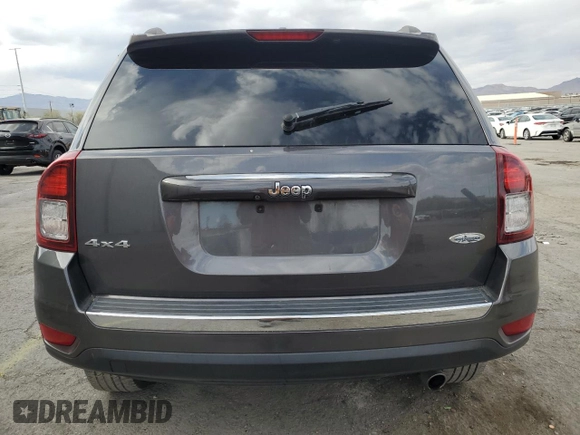 2017 Jeep Compass High Altitude with VIN 1C4NJDEB6HD192680, listed as a Copart auction lot 54389945 with 97,109 mi miles and Salvage title. Bid and sale history available at DreamBid. Image 6.