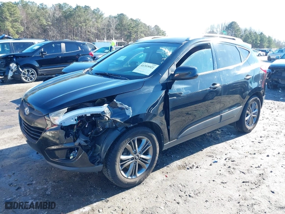 2014 Hyundai Tucson Limited with VIN KM8JU3AG0EU802629, listed as a IAAI auction lot 41315522 with 215,128 mi miles. Bid and sale history available at carsss.com. Image 17.