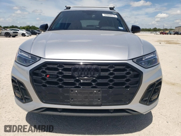 2023 Audi SQ5 Premium Plus with VIN WA1B4AFY0P2143894, listed as a Copart auction lot 59869514 with 10,606 mi miles and Salvage Title. Bid and sale history available at carsss.com. Image 5.
