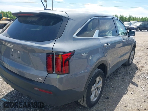2023 Kia Sorento LX with VIN 5XYRGDLC9PG240958, listed as a IAAI auction lot 42297720 with 27,485 mi miles and . Bid and sale history available at DreamBid. Image 4.