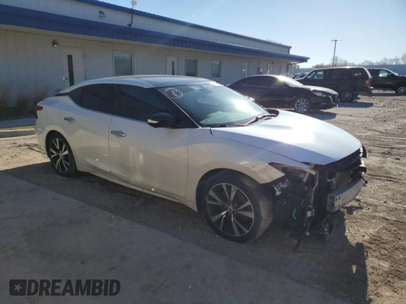 2017 Nissan Maxima S with VIN 1N4AA6AP3HC455327, listed as a Copart auction lot 81895214 with 97,632 mi miles and Non repairable. Bid and sale history available at DreamBid. Image 4.