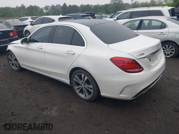 2017 Mercedes-Benz C 300 with VIN WDDWF4KBXHR253385, listed as a IAAI auction lot 42358051 with 87,385 mi miles and . Bid and sale history available at DreamBid. Image 3.