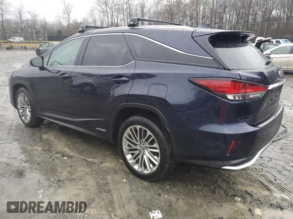 2020 Lexus RX with VIN JTJJGKFA7L2013846, listed as a Copart auction lot 84183894 with 8,421 mi miles and Salvage Title. Bid and sale history available at carsss.com. Image 2.