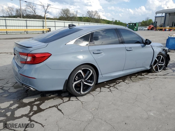 2022 Honda Accord Sedan Sport SE with VIN 1HGCV1F41NA102652, listed as a Copart auction lot 52423065 with 29,475 mi miles and Salvage Title. Bid and sale history available at carsss.com. Image 3.